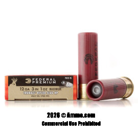 Federal 12 ga Ammo - 5 Rounds of 1 oz. Rifled Slug Ammunition
