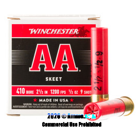 Image For 25 Rounds Of 1/2 oz. #9 Shot 410 Winchester Ammunition