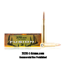 Image of Federal 270 Win Ammo - 20 Rounds of 130 Grain Fusion Ammunition