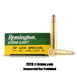 Image of Remington 32 Win Special Ammo - 20 Rounds of 170 Grain SP Ammunition