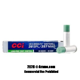 Image of CCI Pest Control Shotshell 38 Special Ammo - 10 Rounds of 80 Grain #8 Bismuth Shot Ammunition