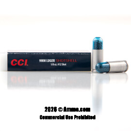 Image of CCI 9mm Ammo - 10 Rounds of 53 Grain #12 Shot Ammunition