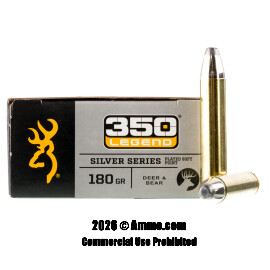 Image of Browning Silver Series 350 Legend Ammo - 20 Rounds of 180 Grain SP Ammunition