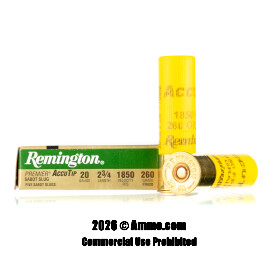 Image of Remington 20 Gauge Ammo - 5 Rounds of 260 Grain Sabot Slug Ammunition
