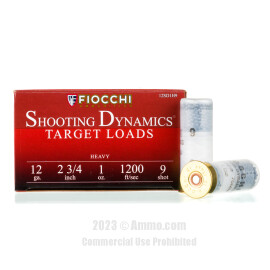 Image of Fiocchi 12 Gauge Ammo - 25 Rounds of 1 oz. #9 Shot Ammunition