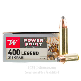 Image of Winchester Power-Point 400 Legend Ammo - 20 Rounds of 215 Grain SP Ammunition