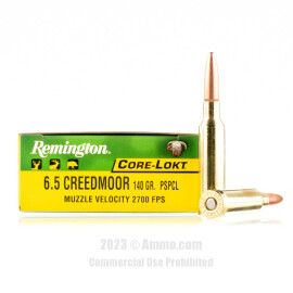 Image of Remington Core-Lokt 6.5 Creedmoor Ammo - 20 Rounds of 140 Grain PSP Ammunition