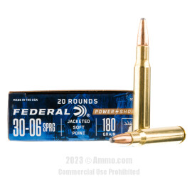 Image of Federal 30-06 Ammo - 200 Rounds of 180 Grain SP Ammunition