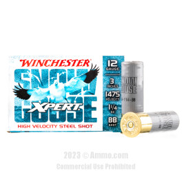 Image of Winchester Xpert Snow Goose 12 Gauge Ammo - 25 Rounds of 1-1/4 oz. BB Steel Shot Ammunition