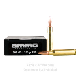 Image of Ammo Inc. 308 Win Ammo - 500 Rounds of 150 Grain FMJ Ammunition