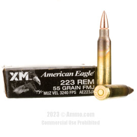 Image of Federal American Eagle 223 Rem Ammo - 500 Rounds of 55 Grain FMJBT Ammunition
