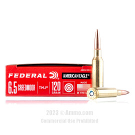 Image of Federal American Eagle 6.5 Creedmoor Ammo - 20 Rounds of 120 Grain TMJ Ammunition