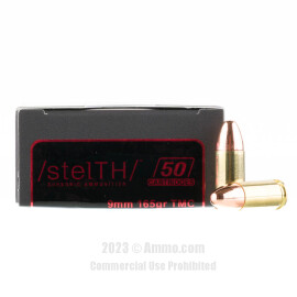Image of Stelth 9mm Ammo - 1000 Rounds of 165 Grain TMJ Subsonic Ammunition