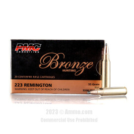Image of PMC 223 Rem Ammo - 20 Rounds of 55 Grain PSP Ammunition