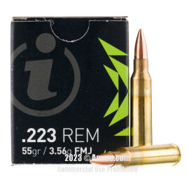 Image of Igman 223 Rem Ammo - 1000 Rounds of 55 Grain FMJ Ammunition