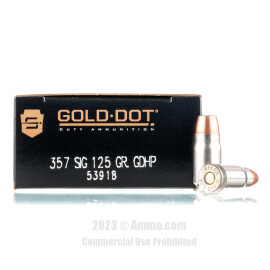 Image of Speer 357 Sig Ammo - 50 Rounds of 125 Grain JHP Ammunition