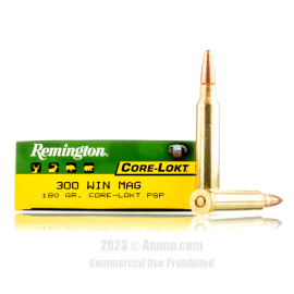 Image of Remington 300 Win Mag Ammo - 20 Rounds of 180 Grain PSP Ammunition