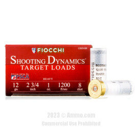 Image of Fiocchi 12 Gauge Ammo - 250 Rounds of 1 oz. #8 Shot (Lead) Ammunition