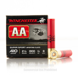 Image For 250 Rounds Of 1/2 oz. #8 Shot 410 Winchester Ammunition