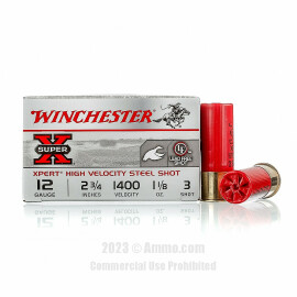 Image of Winchester Super-X XPERT 12 Gauge Ammo - 25 Rounds of #3 Steel Shot Ammunition