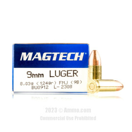 Image of Magtech 9mm Ammo - 1000 Rounds of 124 Grain FMJ Ammunition