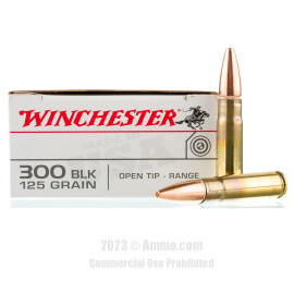 Image of Winchester USA 300 AAC Blackout Ammo - 20 Rounds of 125 Grain Open Tip Ammunition