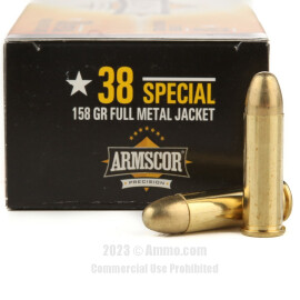 Armscor 38 Special Ammo - 1000 Rounds of 158 Grain FMJ Ammunition