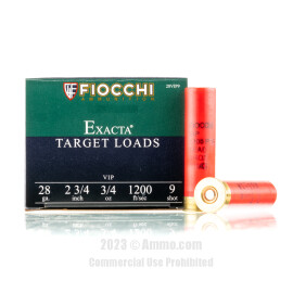 Image of Fiocchi 28 Gauge Ammo - 250 Rounds of 3/4 oz. #9 Shot Ammunition