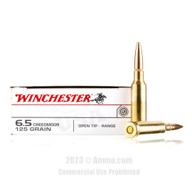 Image of Winchester USA 6.5 Creedmoor Ammo - 200 Rounds of 125 Grain Open Tip Ammunition