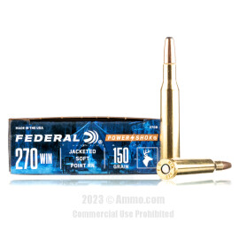 Image of Federal 270 Win Ammo - 200 Rounds of 150 Grain SP Ammunition