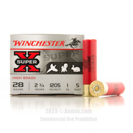 Image of Winchester Super-X 28 Gauge Ammo - 250 Rounds of 1 oz. #5 Shot Ammunition
