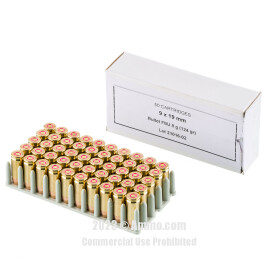 Image of Bulk 9mm Ammo - 1000 Rounds of Bulk 124 Grain FMJ Ammunition from Prvi Partizan
