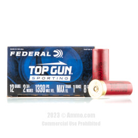 Image of Federal Top Gun Sporting 12 Gauge Ammo - 25 Rounds of 1 oz. #8 Shot Ammunition