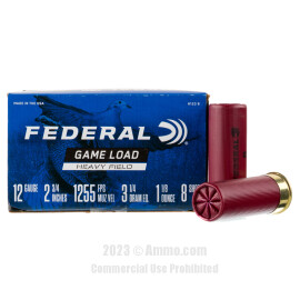 Image of Federal Game-Shok 12 Gauge Ammo - 25 Rounds of 2-3/4" 1-1/8 oz. #8 Shot Ammunition