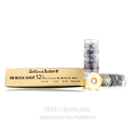 Image of Sellier and Bellot 12 ga Ammo - 250 Rounds of 00 Buck Ammunition