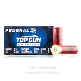 Image of Federal Top Gun Sporting 12 Gauge Ammo - 250 Rounds of 2-3/4" 1 oz. #8 Shot Ammunition