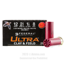 Image of Federal 12 ga Ammo - 250 Rounds of 1-1/8 oz. #8 Shot (Lead) Ammunition