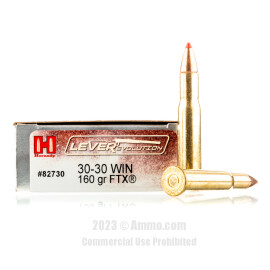 Image of Hornady 30-30 Ammo - 20 Rounds of 160 Grain FTX Ammunition