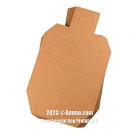 Image of Target Barn IDPA Cardboard Target - 100 Official IDPA Carboard Silhouette Targets