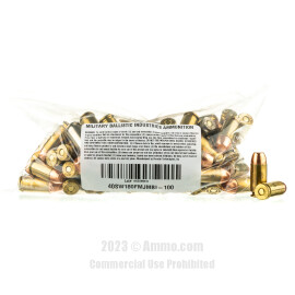 Image of MBI 40 cal Ammo - 1000 Rounds of 180 Grain FMJ Ammunition
