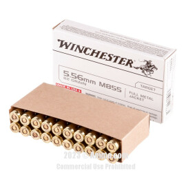 Image of Bulk 5.56x45 Ammo - 1000 Rounds of Bulk 62 Grain Penetrator Ammunition from Winchester