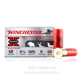 Image of Winchester Super-X 12 Gauge Ammo - 250 Rounds of 00 Buck Ammunition