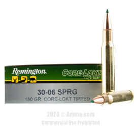 Image of Remington Core-Lokt Tipped 30-06 Ammo - 20 Rounds of 180 Grain Polymer Tip Ammunition