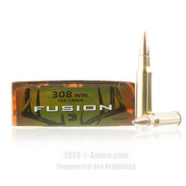 Image of Federal 308 Win Ammo - 20 Rounds of 150 Grain Fusion Ammunition