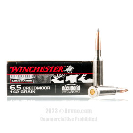 Image of Winchester Expedition Big Game Long Range 6.5 Creedmoor Ammo - 20 Rounds of 142 Grain AccuBond LR Ammunition