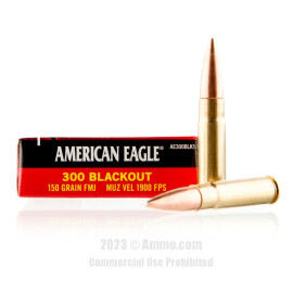 Image of Federal American Eagle 300 Blackout Ammo - 20 Rounds of 150 Grain FMJ Ammunition