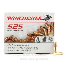 Image of Winchester 22 LR Ammo - 5250 Rounds of 36 Grain CPHP Ammunition