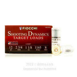 Image of Fiocchi 12 Gauge Ammo - 25 Rounds of 2-3/4" 1-1/8 oz. #8 Shot Ammunition