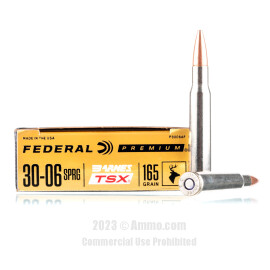 Image of Federal 30-06 Ammo - 20 Rounds of 165 Grain TSX Ammunition