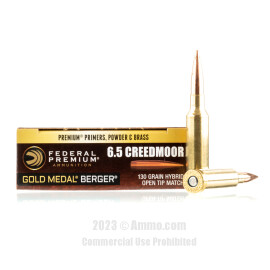 Image of 6.5 Creedmoor - 130 Grain BH OTM - Federal Gold Medal - 200 Rounds